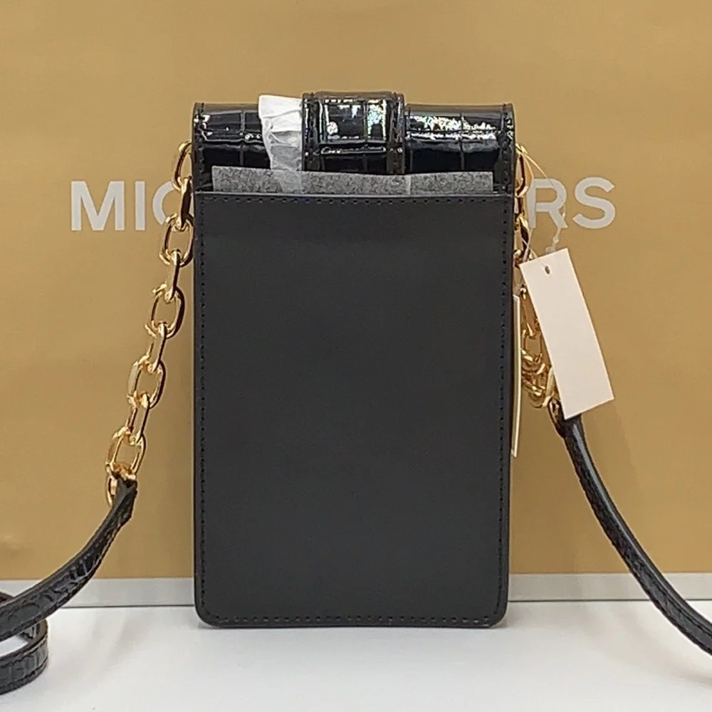 Brand New with Tag
Michael Kors Carmen Small NS Phone XBODY HairCalf
Black Multi - Picture 2 of 16